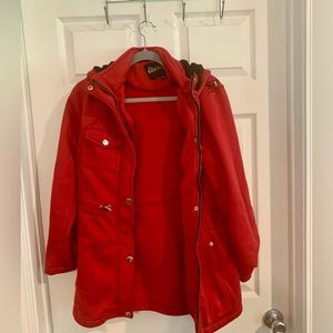 Red jacket